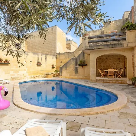 公寓 Bebbuxija Pool Gozo - Happy *